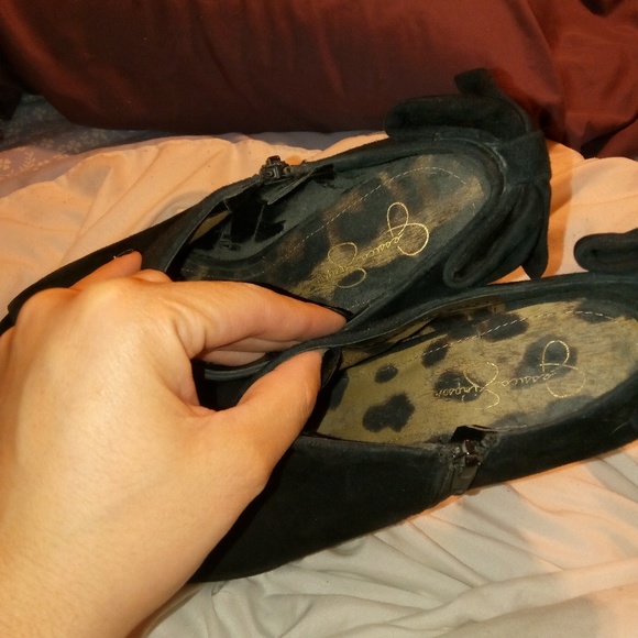 Jessica Simpson Stiletto open toe booties size 9.5 - Picture 6 of 8